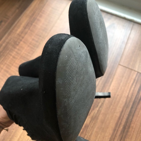 black suede booties - Picture 12 of 15